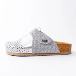 Ženske anatomske klompe Komfort - LUX Srebrne