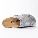 Ženske anatomske klompe Komfort - LUX Srebrne