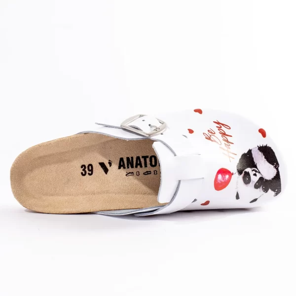 Ženske anatomske klompe Print - Panda