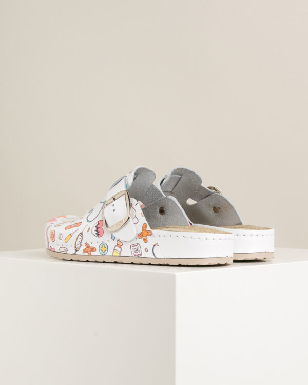 Ženske anatomske klompe Print - Doktor