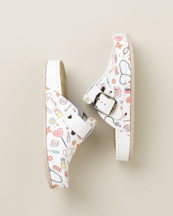 Ženske anatomske klompe Print - Doktor