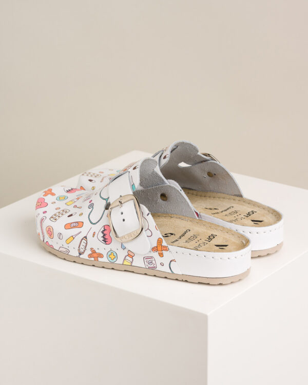 Ženske anatomske klompe Print - Doktor