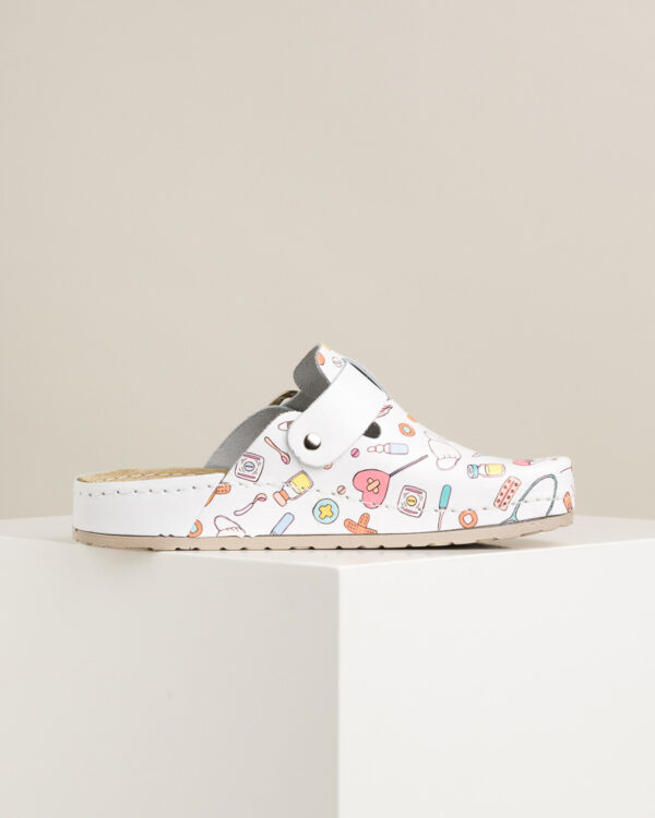 Ženske anatomske klompe Print - Doktor