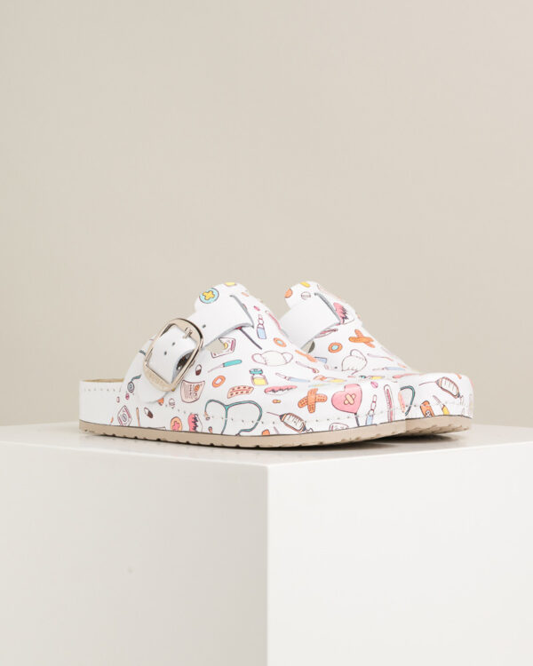 Ženske anatomske klompe Print - Doktor