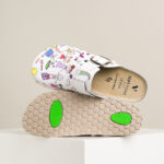 Ženske anatomske klompe Print - Vrtić