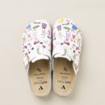 Ženske anatomske klompe Print - Vrtić