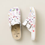 Ženske anatomske klompe Print - Vrtić