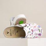 Ženske anatomske klompe Print - Vrtić