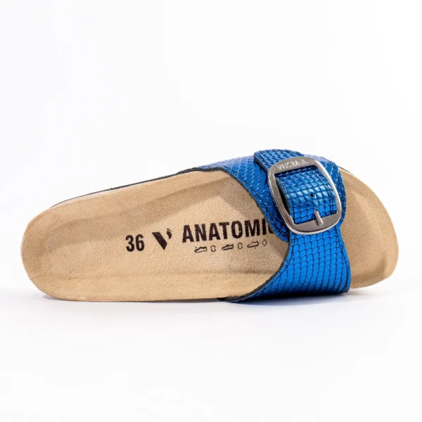Ženske anatomske papuče Bellona - Plavi gušter