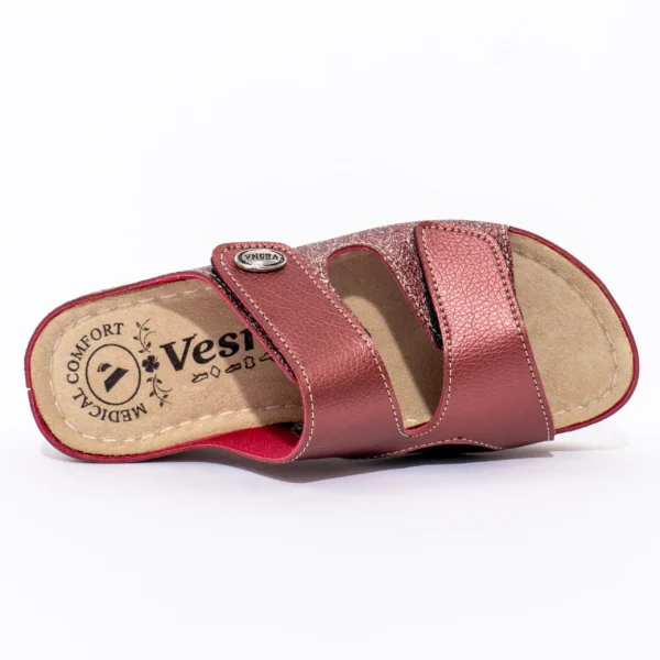 Ženske anatomske papuče Hallux - Bordo 3 Ženske anatomske papuče Hallux - Bordo