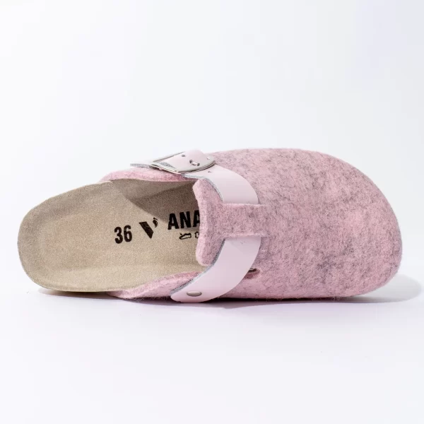 Ženske sobne klompe Como - Roze
