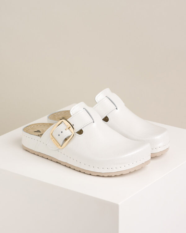 Ženske klompe Verona - Bijele 2 Ženske klompe Verona - Bijele