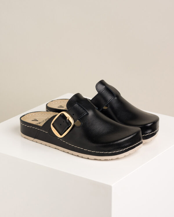 Ženske klompe Verona - Crna 12 Ženske klompe Verona - Crna