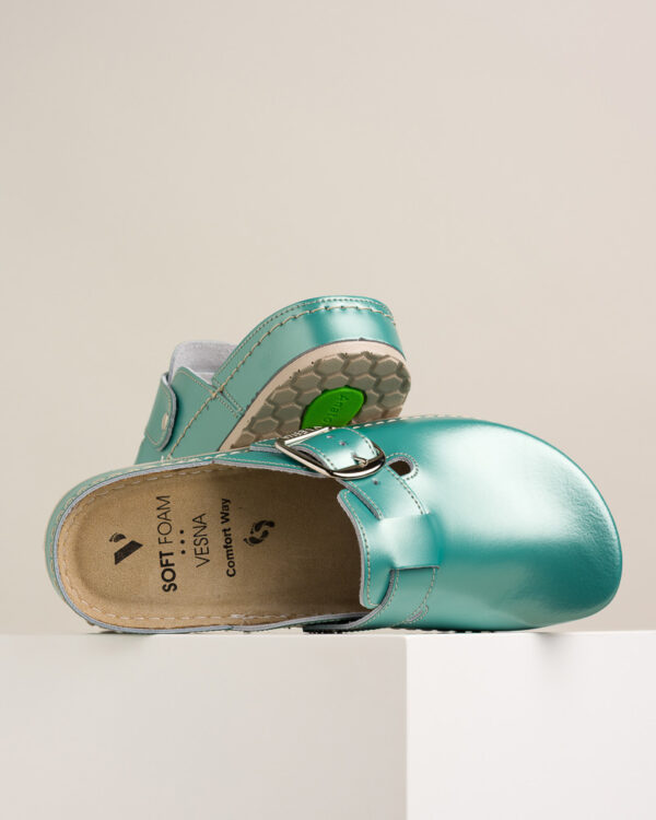 Ženske klompe Verona - Zelene 2 Ženske klompe Verona - Zelene