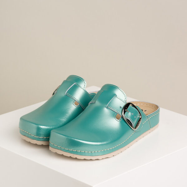 Ženske klompe Verona - Zelene