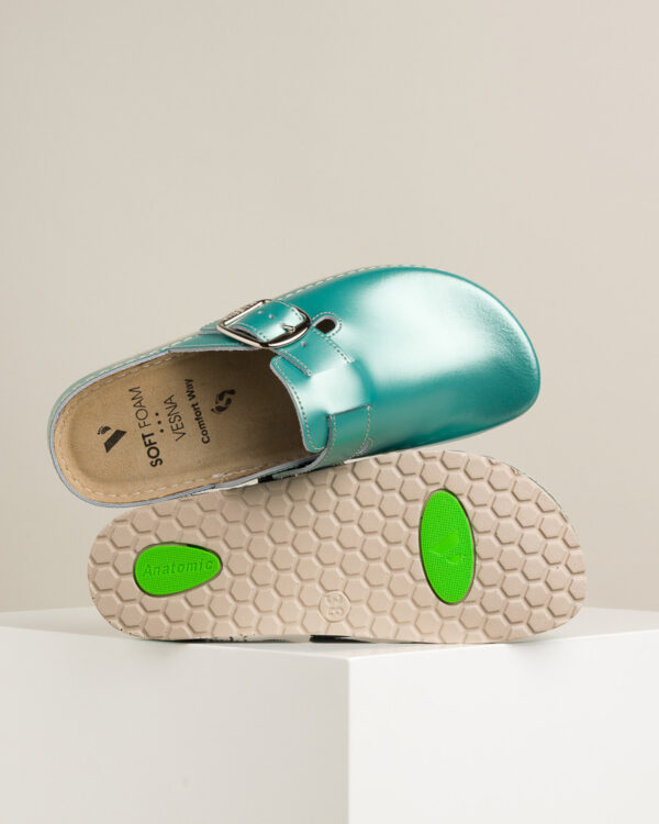 Ženske klompe Verona - Zelene 9 Ženske klompe Verona - Zelene