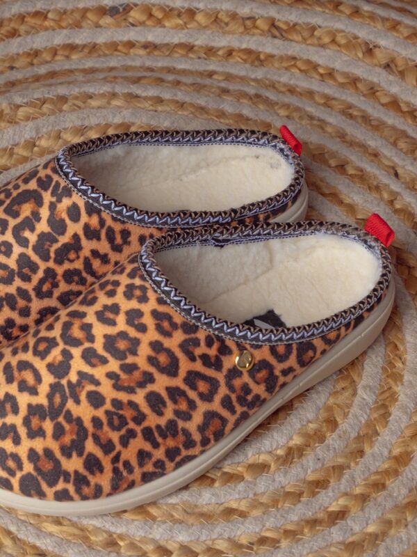 Ženske sobne papuče Husky - Leopard