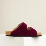 Ženske sobne papuče Lamb - Bordo