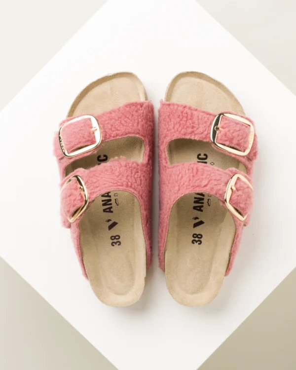 Ženske sobne papuče Lamb - Roze 5 Ženske sobne papuče Lamb - Roze