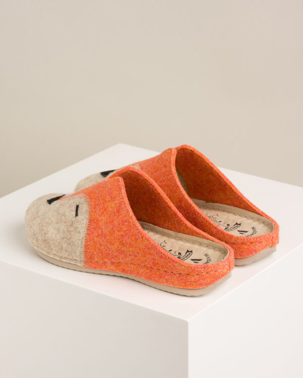 Ženske sobne papuče Lisica - Naranđasta 4 Ženske sobne papuče Lisica - Naranđasta