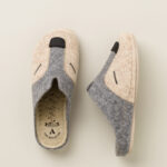 Ženske sobne papuče Vuk - Bež-siva 14 Ženske sobne papuče Vuk - Bež-siva