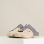 Ženske sobne papuče Vuk - Bež-siva 6 Ženske sobne papuče Vuk - Bež-siva